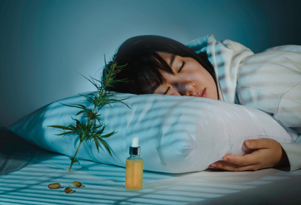 femme dormant sur oreiller