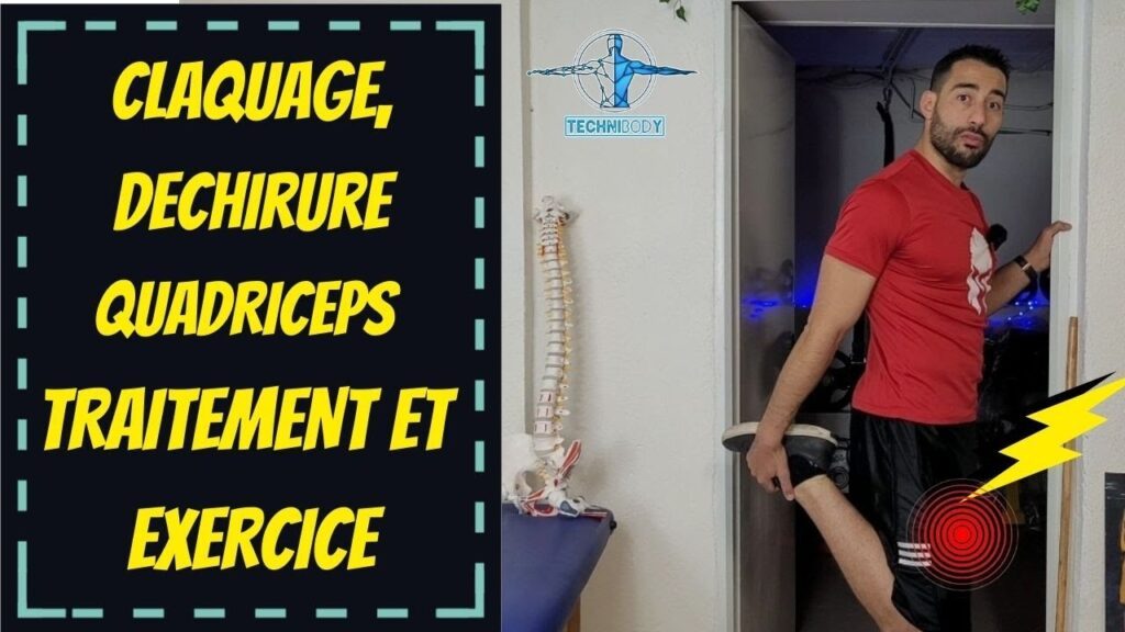 Comment soigner une lésion du quadriceps ?