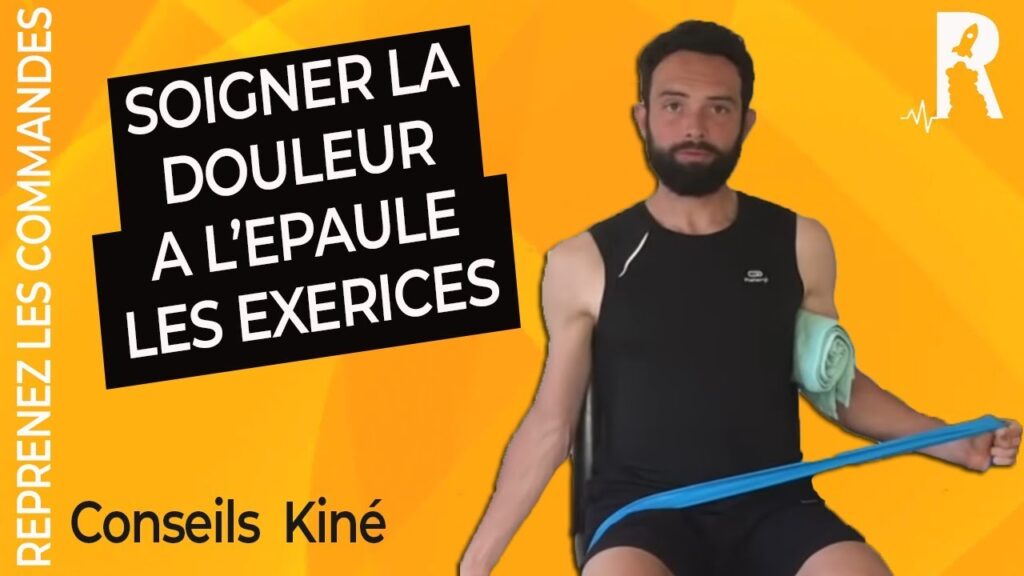 Exercices de kinésithérapie pour soulager la tendinite de l’épaule