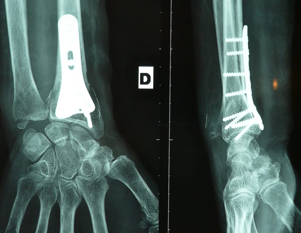 Quelles sont les complications potentielles après une fracture du poignet ?
