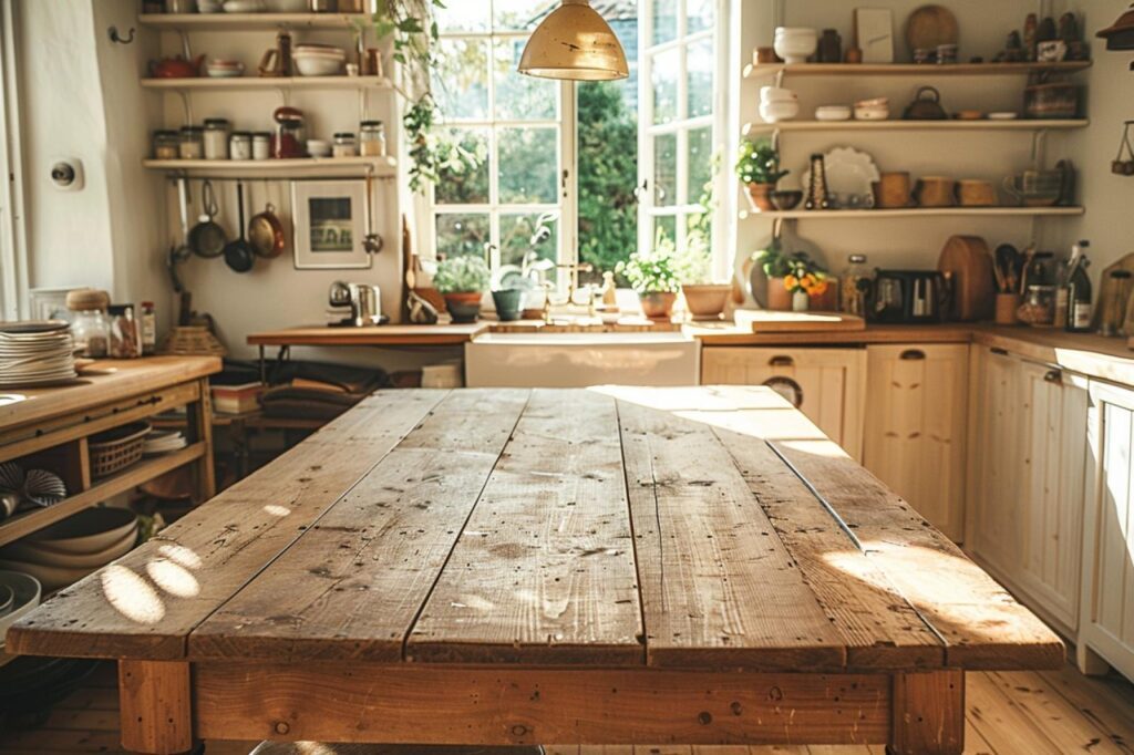 5 astuces de grand mère pour detacher une table en chêne