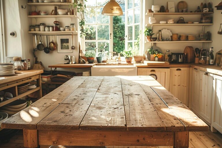 5 astuces de grand mère pour detacher une table en chêne