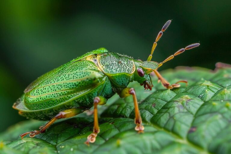 La punaise verte dans votre maison : signification et que faire face à cet insecte mystérieux