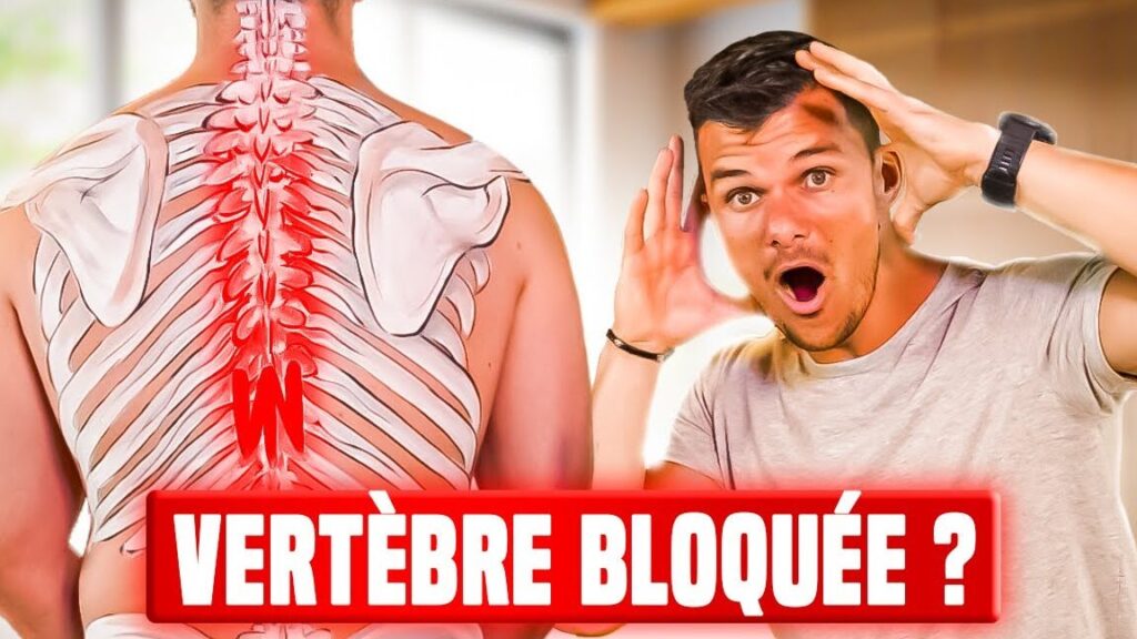 Comment soulager une vertèbre bloquée chez soi ?