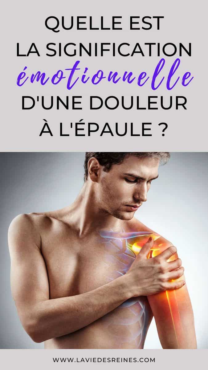 signification emotionnelle de la douleur trapeze gauche