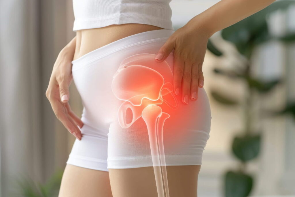 Douleur hanche gauche : causes et signification