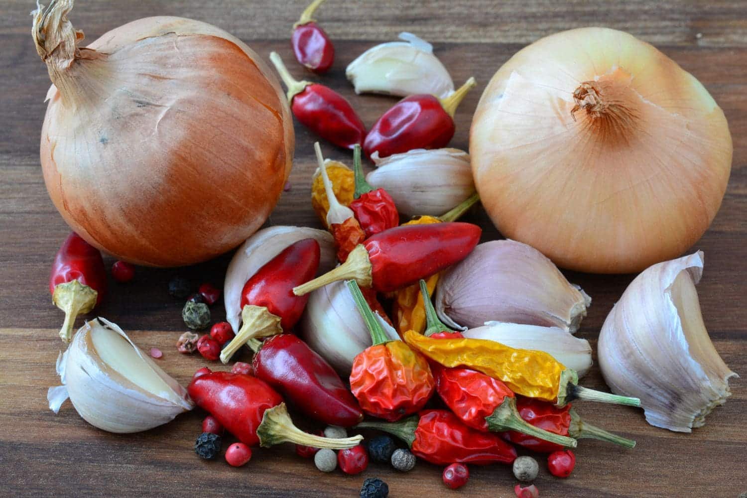 Ail, piment et oignon – circulation sanguine