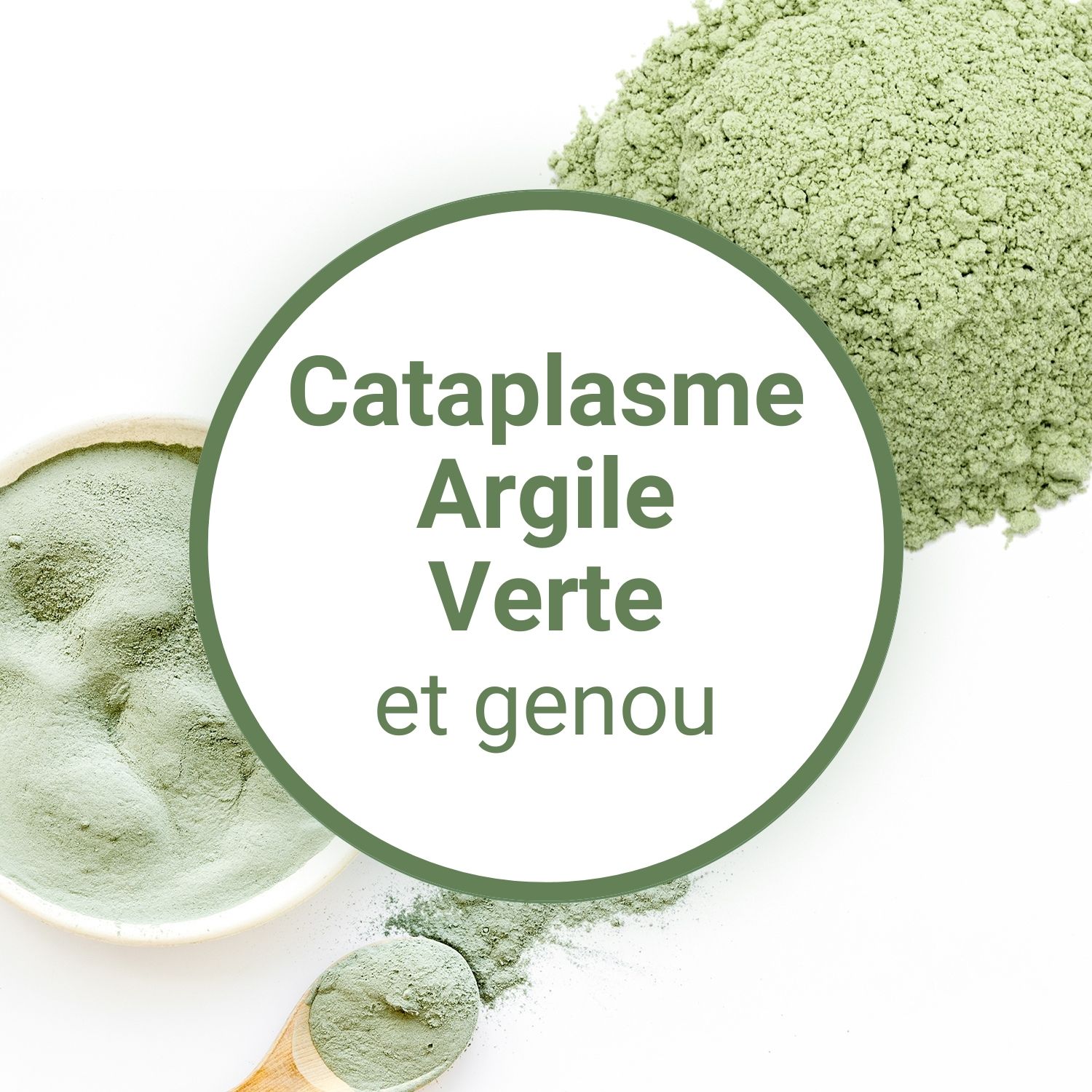 cataplasme argile genou
