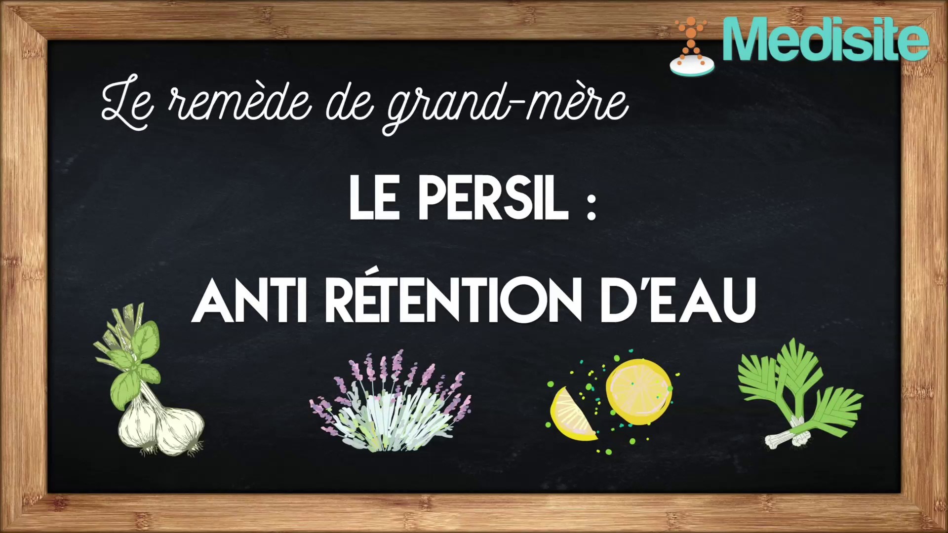 Persil remède rétention d'eau
