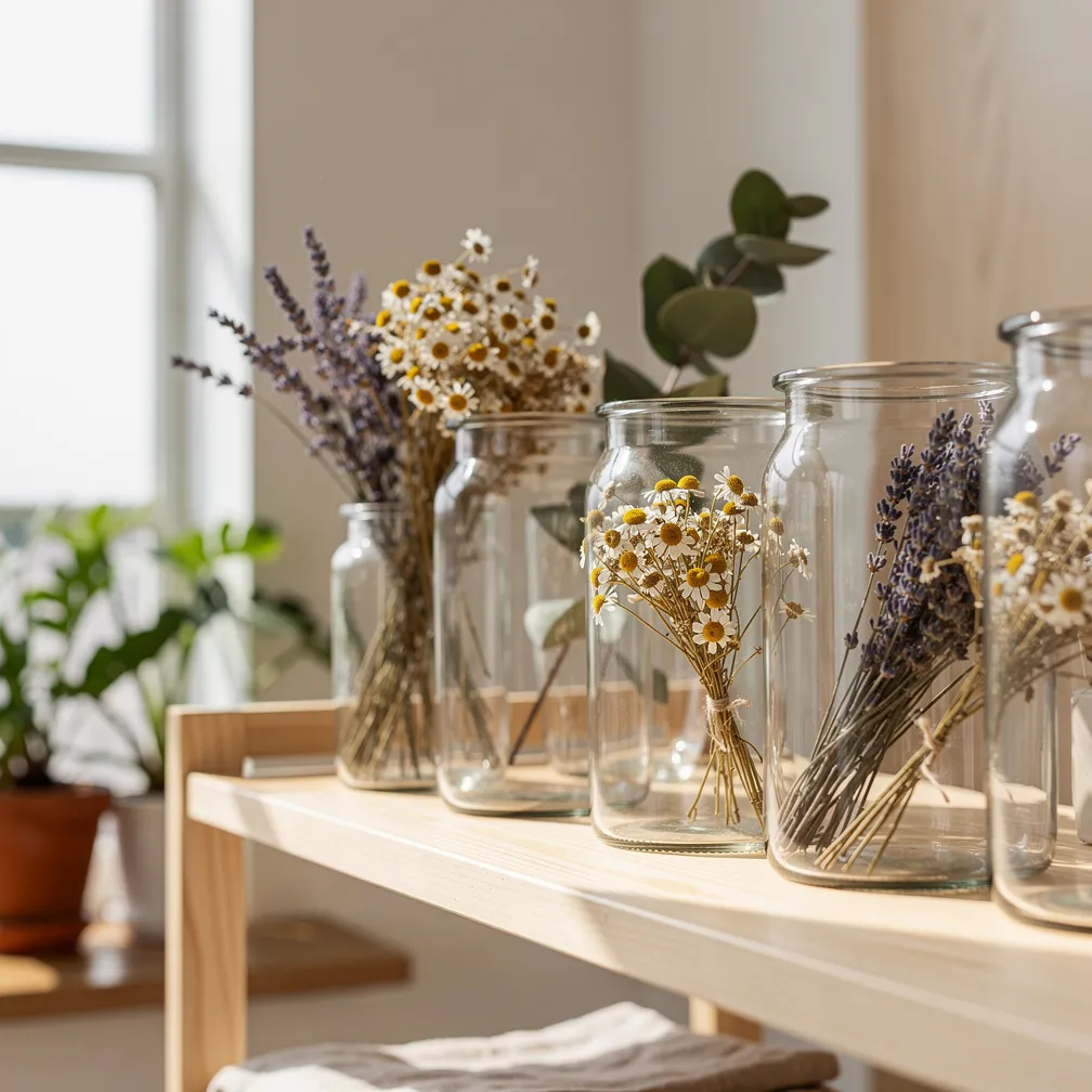 Plantes séchées du cabinet de naturopathie
