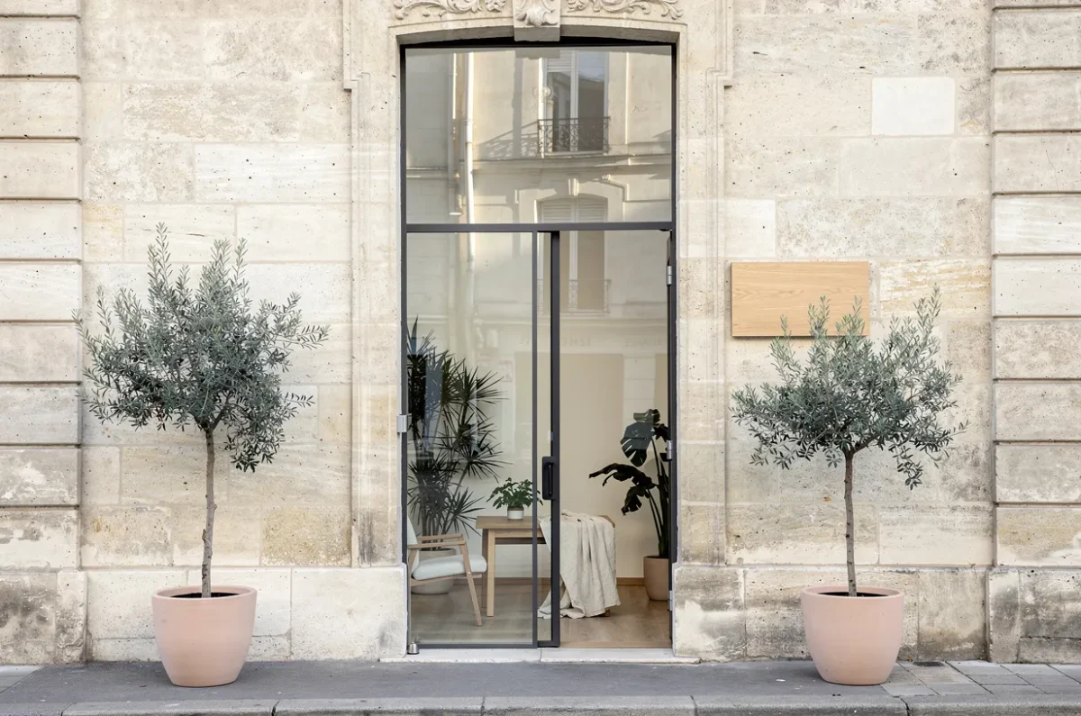 La façade de Celyatis, rue Bressigny à Angers
