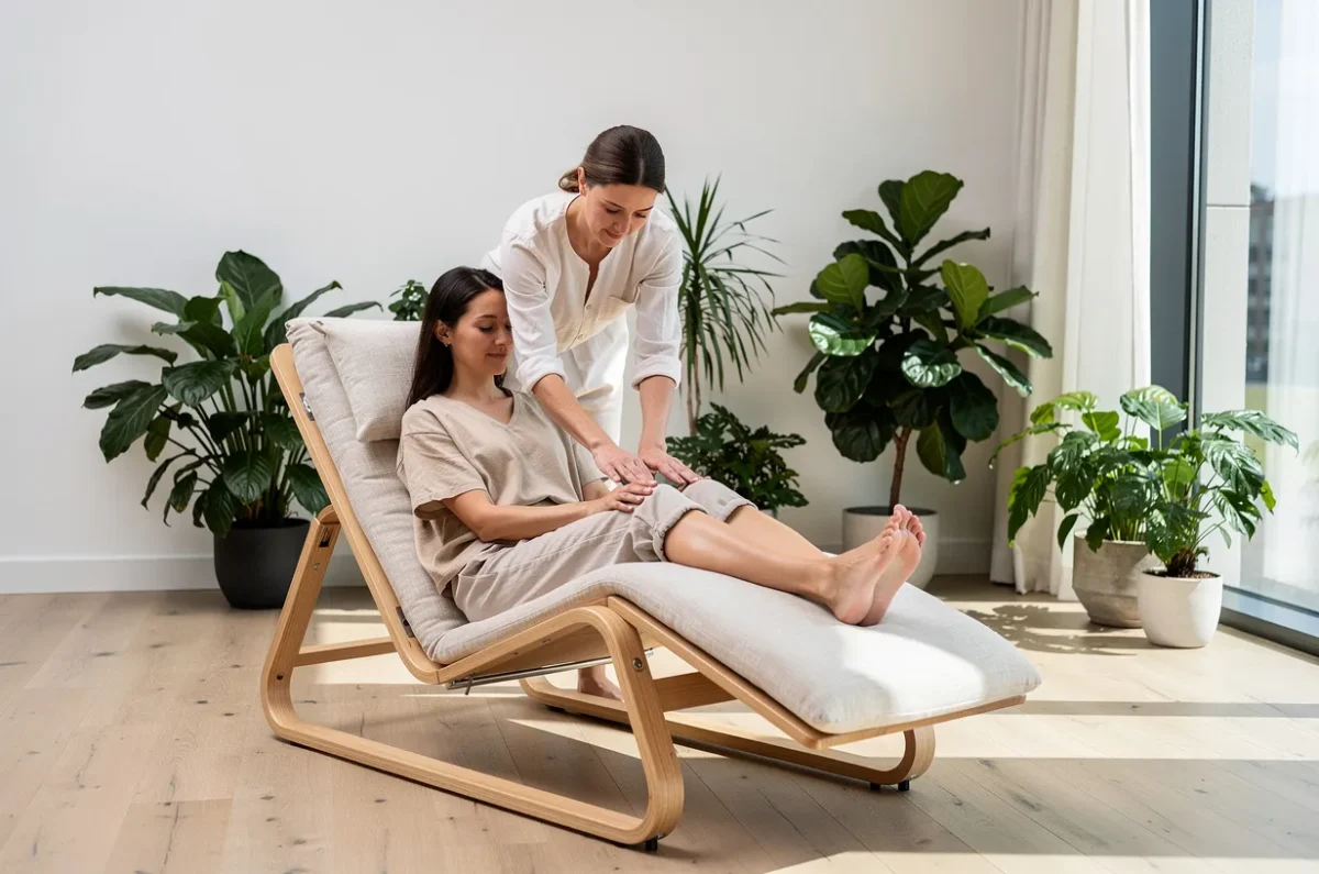 Séance de réflexologie plantaire