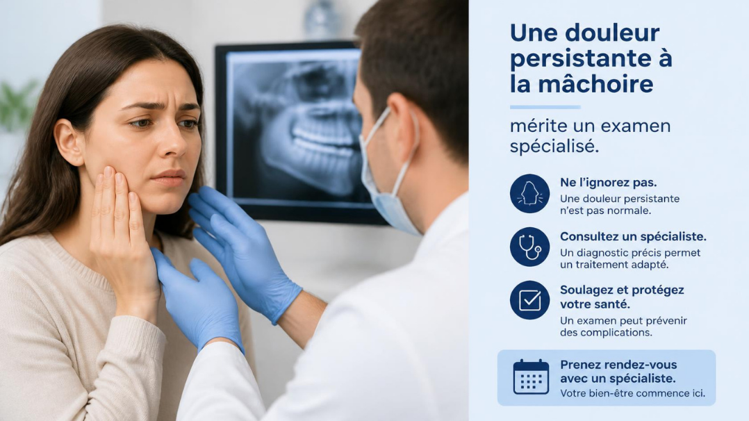 Douleur à la mâchoire, dents de sagesse : quand consulter en chirurgie orale et maxillo-faciale ?